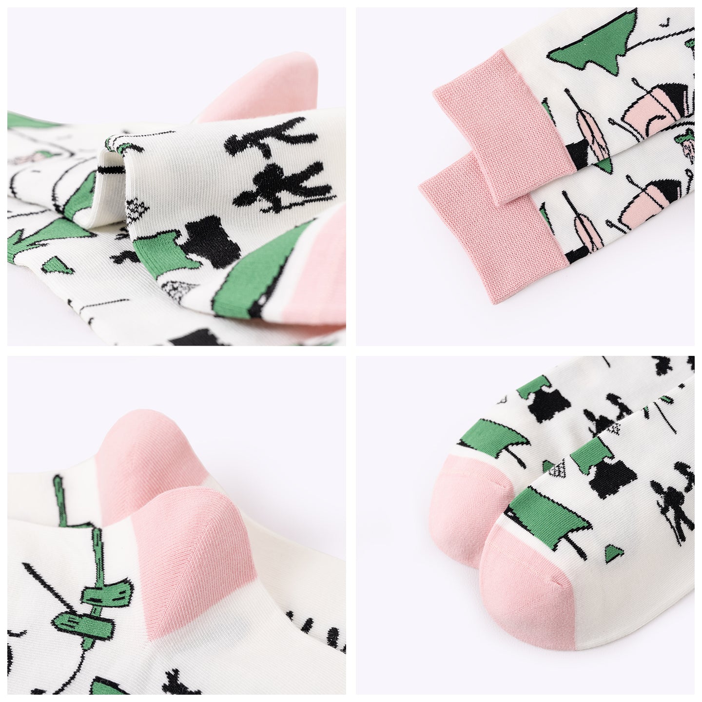 Step Into Art —Dopamine Mid-Calf Socks
