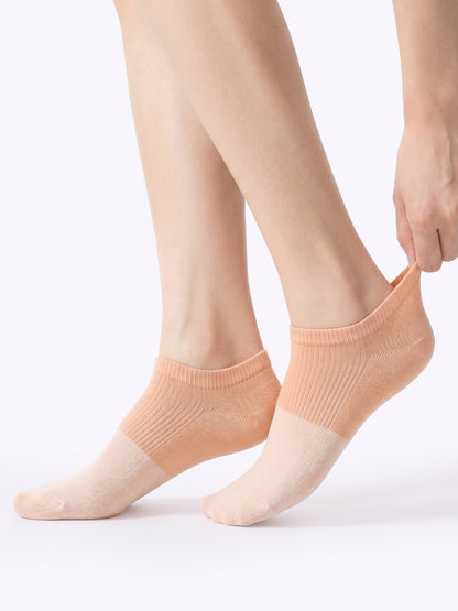 Dopamine Color-Block Ankle Socks