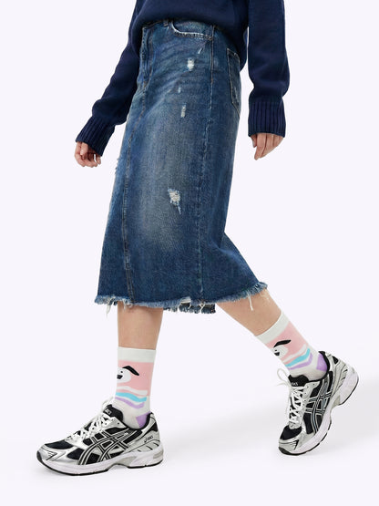 Soft and Cute Dog Dopamine Mid-Calf Socks