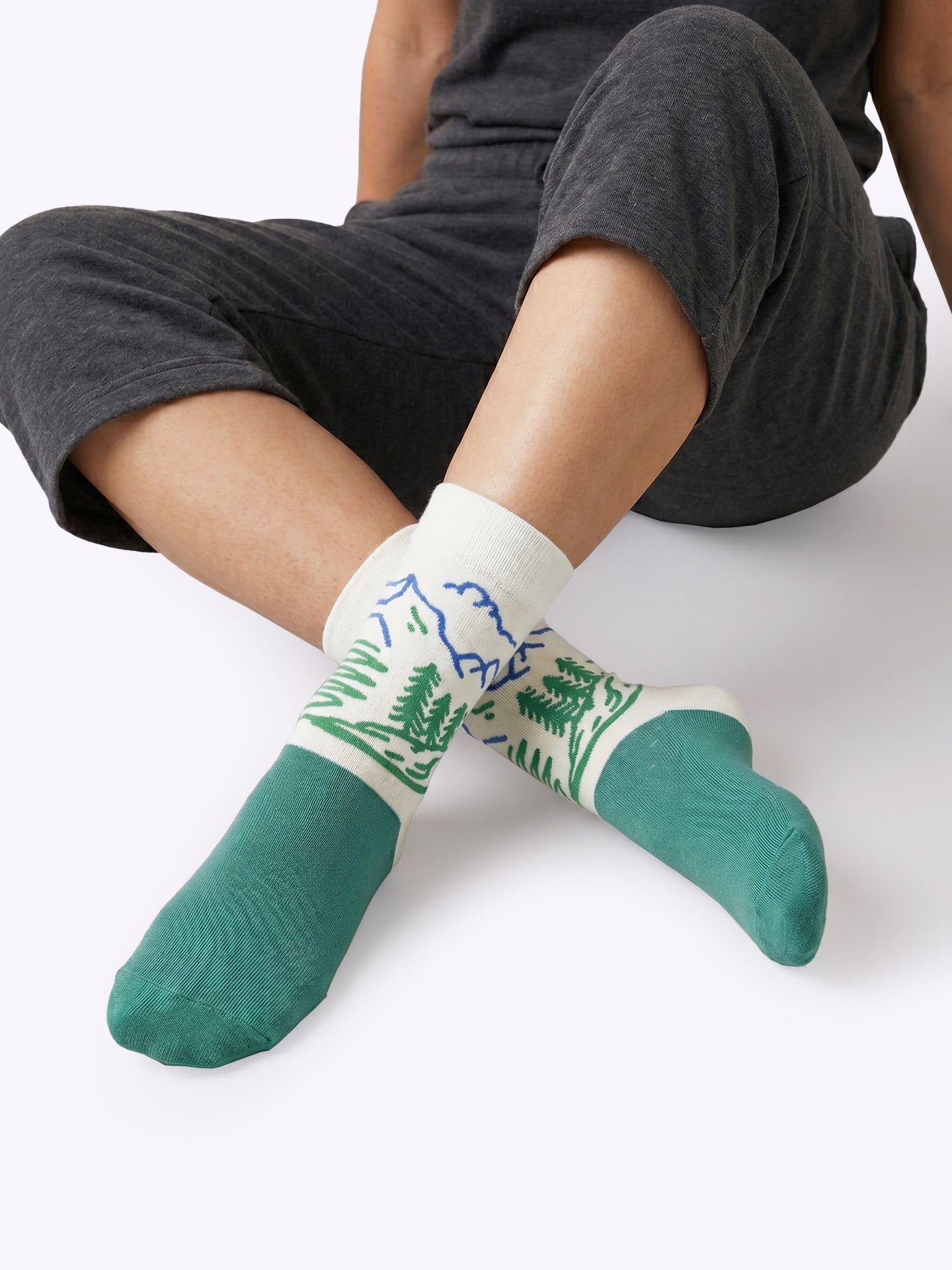 Step Into Art —Dopamine Mid-Calf Socks