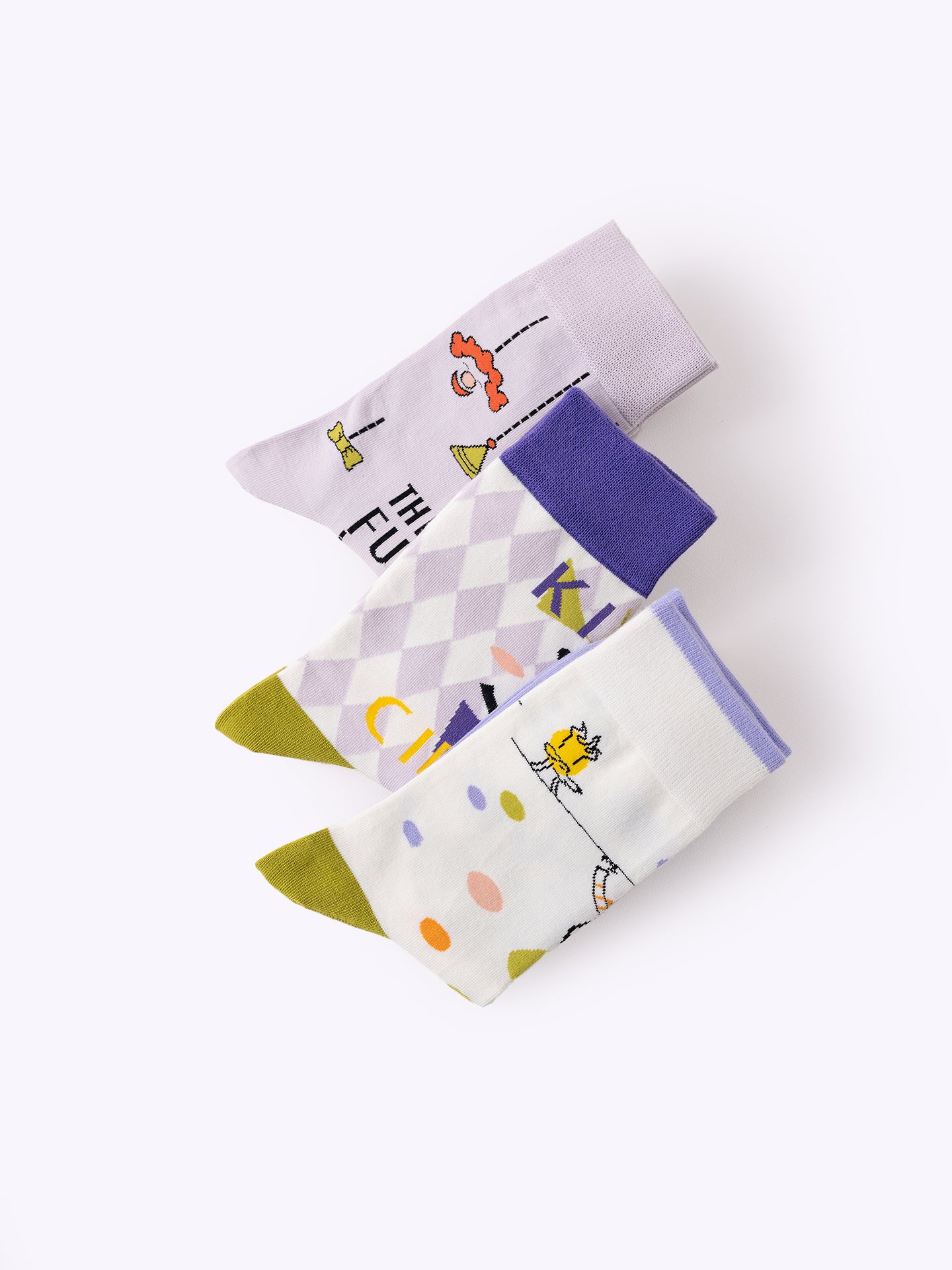 Circus Clown Dopamine Mid-Calf Socks