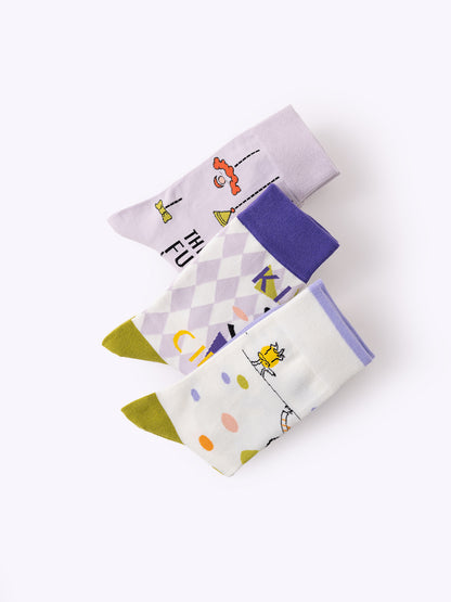 Circus Clown Dopamine Mid-Calf Socks