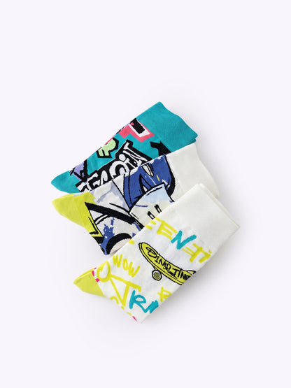 Dopamine Graffiti Skate  Socks
