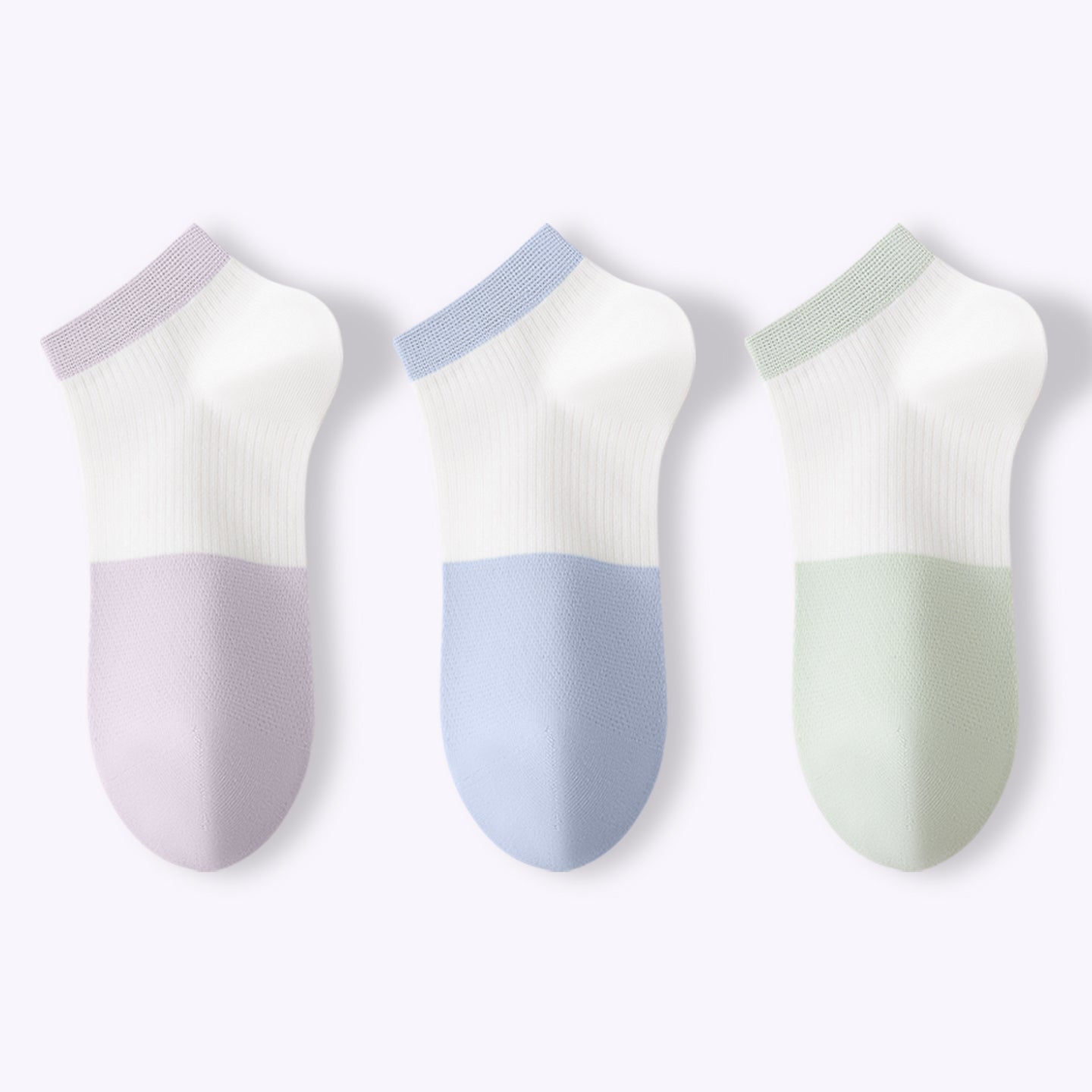 Dopamine Color-Block Ankle Socks