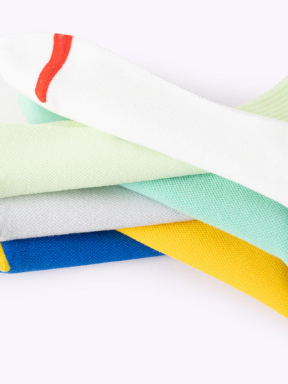Dopamine Solid-Color Athletic Socks
