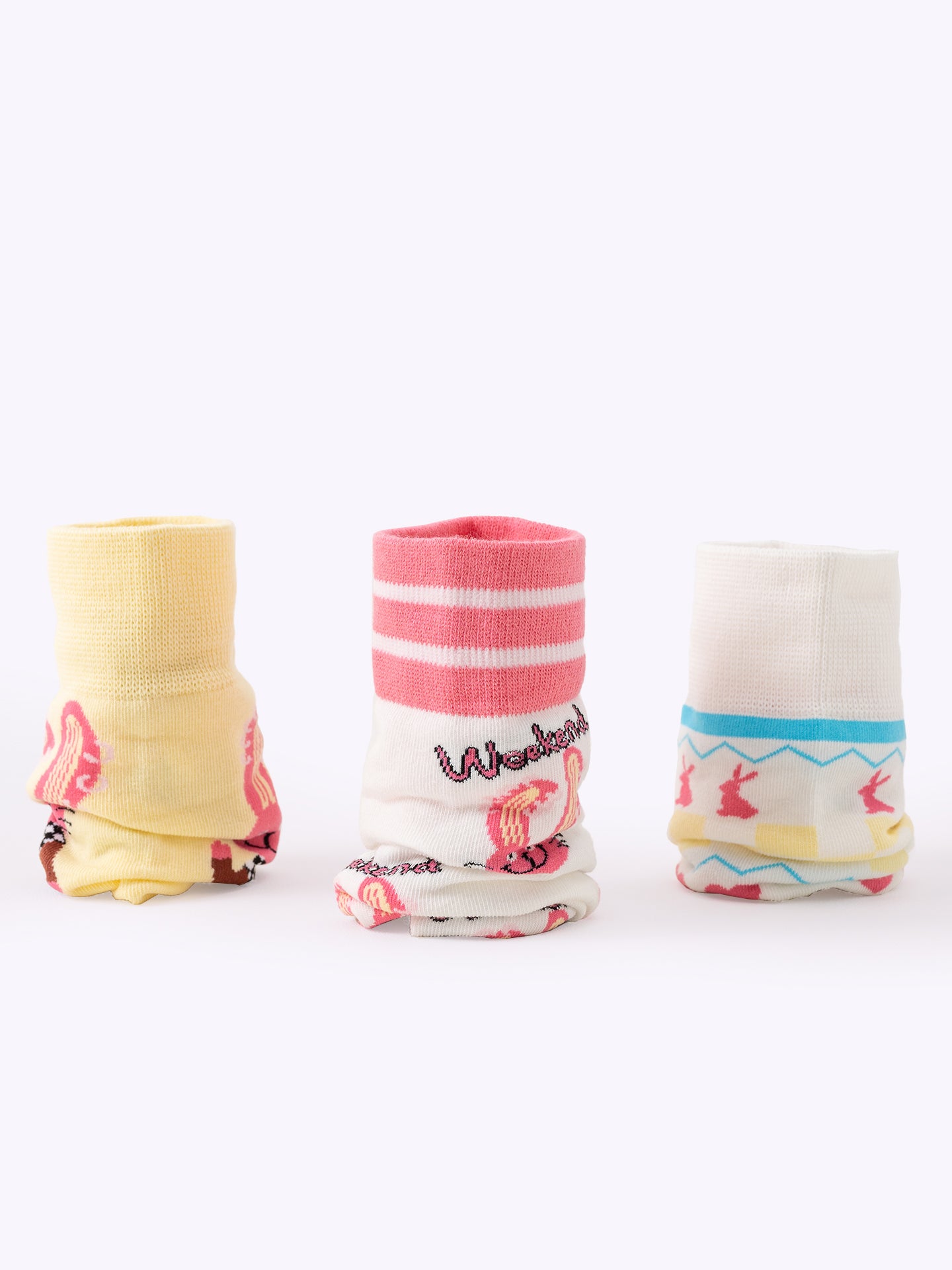 Cartoon Rabbit Dopamine Mid-Calf Socks
