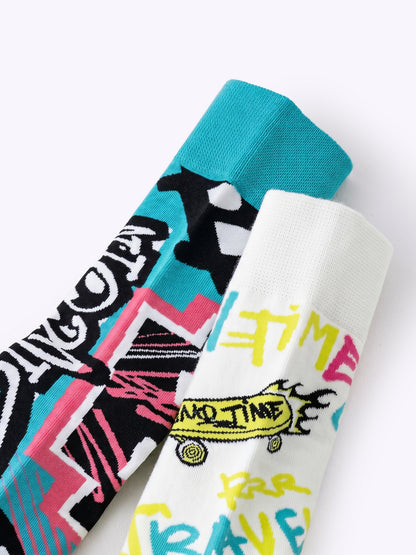 Dopamine Graffiti Skate  Socks