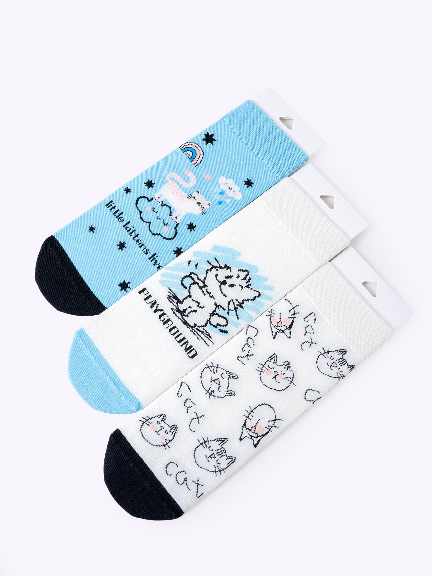 Balloon cute pet graffiti straight socks