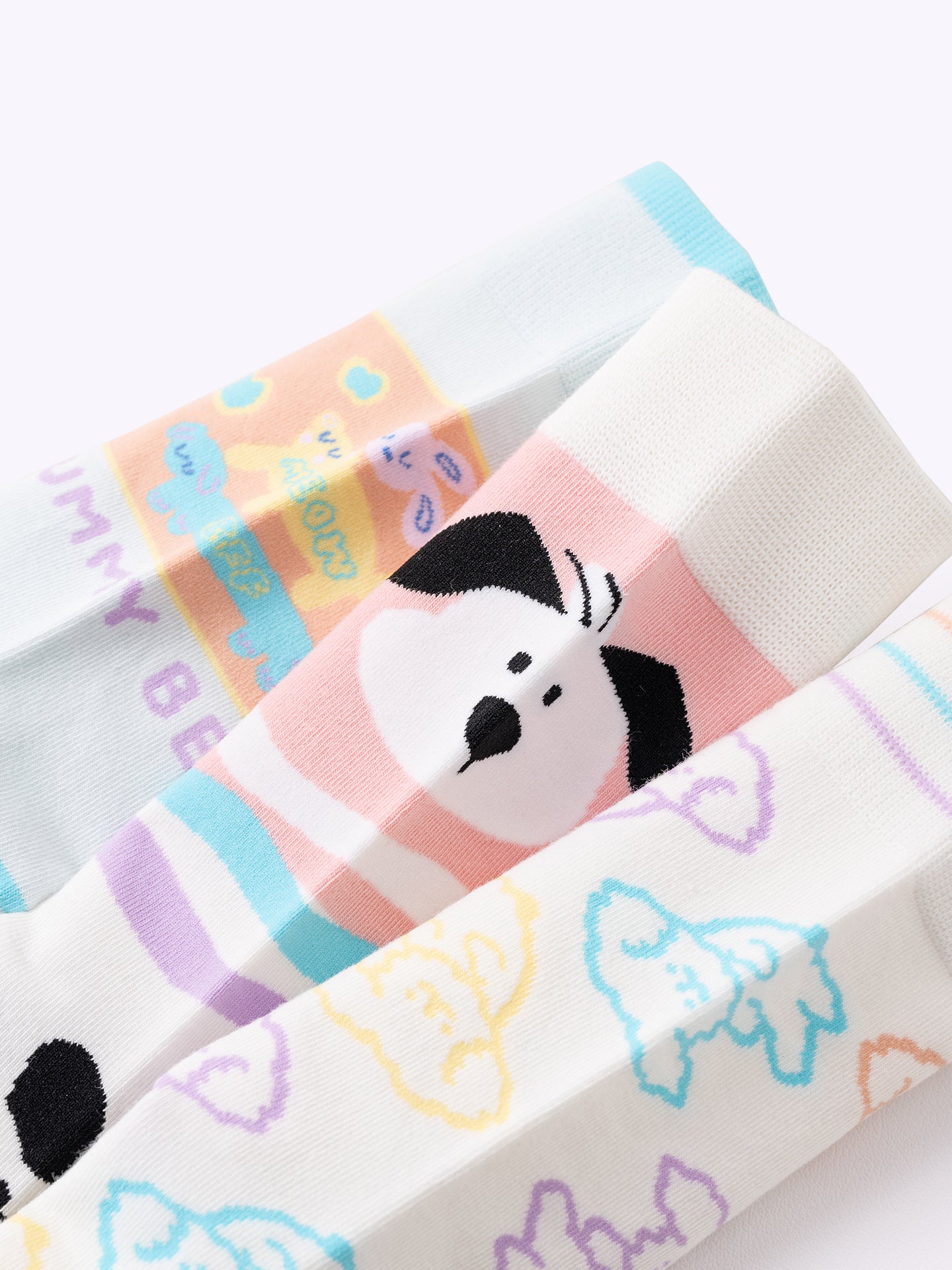 Soft and Cute Dog Dopamine Mid-Calf Socks