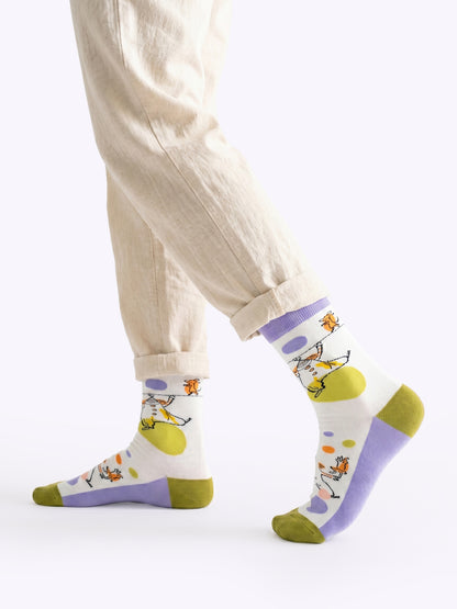 Circus Clown Dopamine Mid-Calf Socks