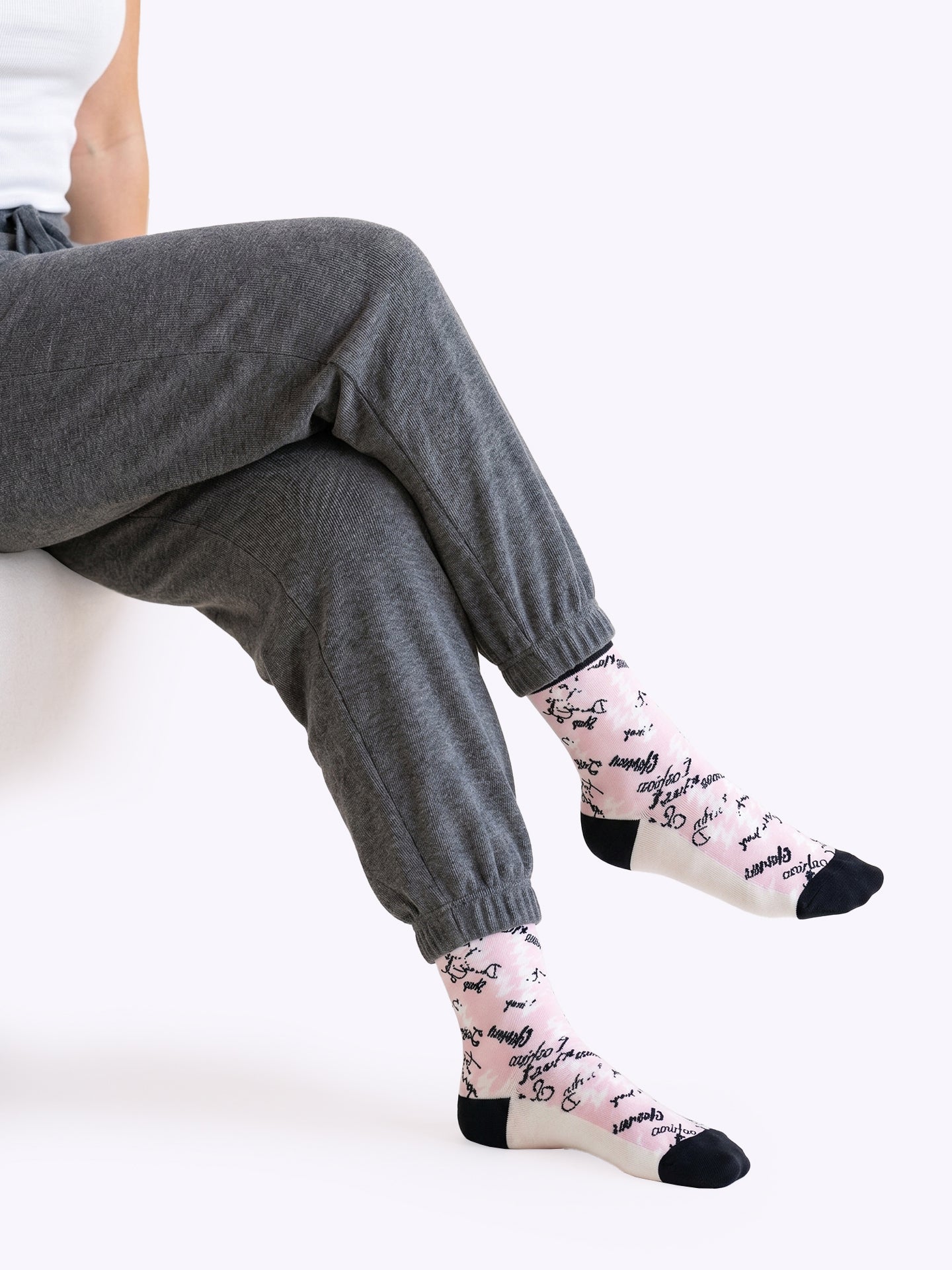 Playful Doodle Dopamine Mid-Calf Socks