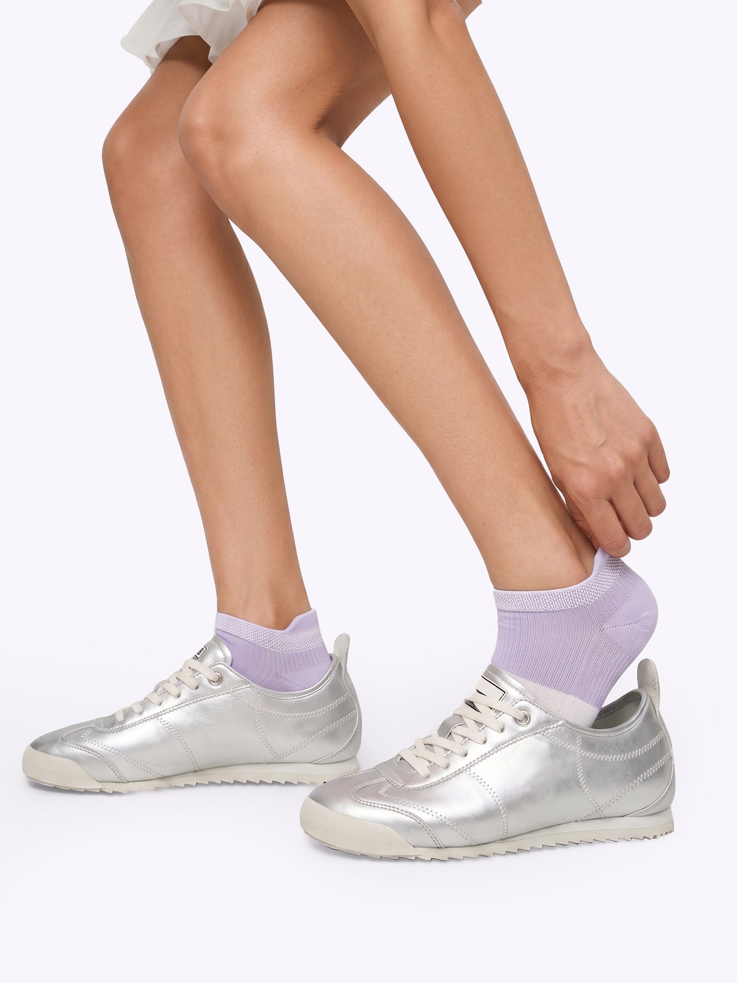 Dopamine Color-Block Ankle Socks