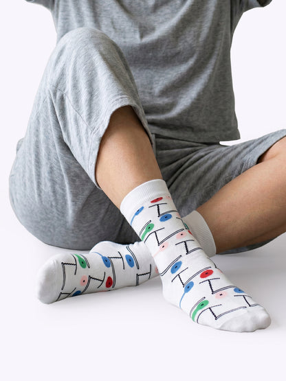 Step Into Art —Dopamine Mid-Calf Socks